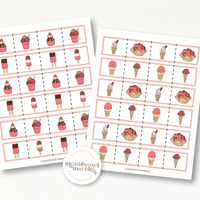 Ice Cream Cutting Strips