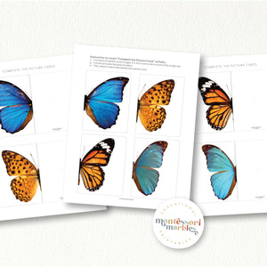 Butterfly Two-Piece Puzzles