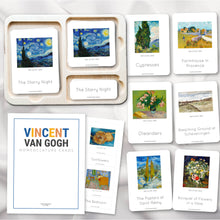Load image into Gallery viewer, Vincent Van Gogh Montessori Nomenclature Cards
