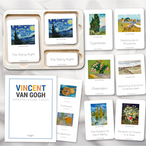 Vincent Van Gogh Montessori Nomenclature Cards