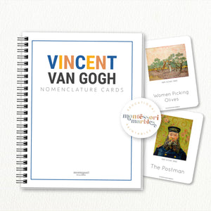 Vincent Van Gogh Montessori Nomenclature Cards