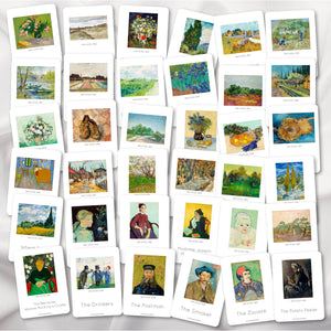 Vincent Van Gogh Montessori Nomenclature Cards