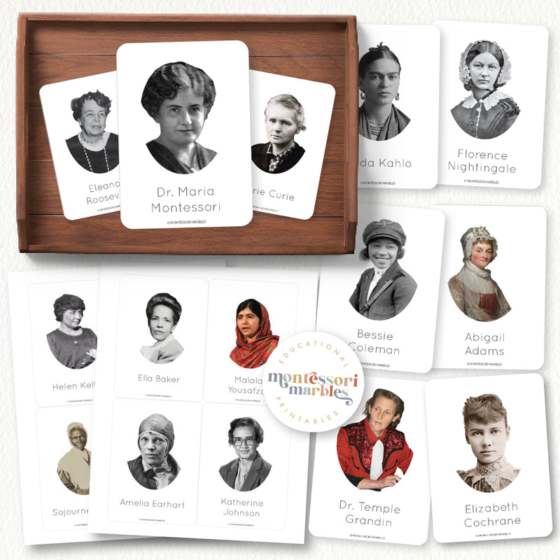 Women History Month Flash Cards