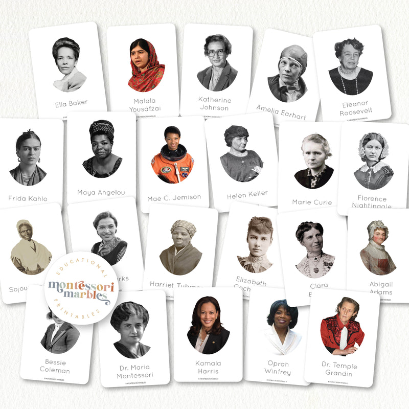Women History Month Flash Cards