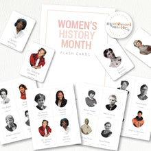 Load image into Gallery viewer, Women History Month Flash Cards
