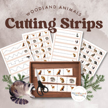 Load image into Gallery viewer, Woodland Animals Cutting Strips
