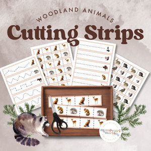 Woodland Animals Cutting Strips