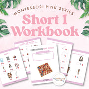 Pink Series workbook with short I sound CVC words