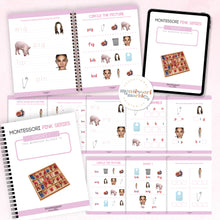 Load image into Gallery viewer, Montessori Pink Series Workbook Short I
