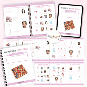 Montessori Pink Series Workbook Short I