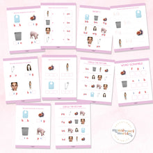 Load image into Gallery viewer, Montessori Pink Series Workbook Short I
