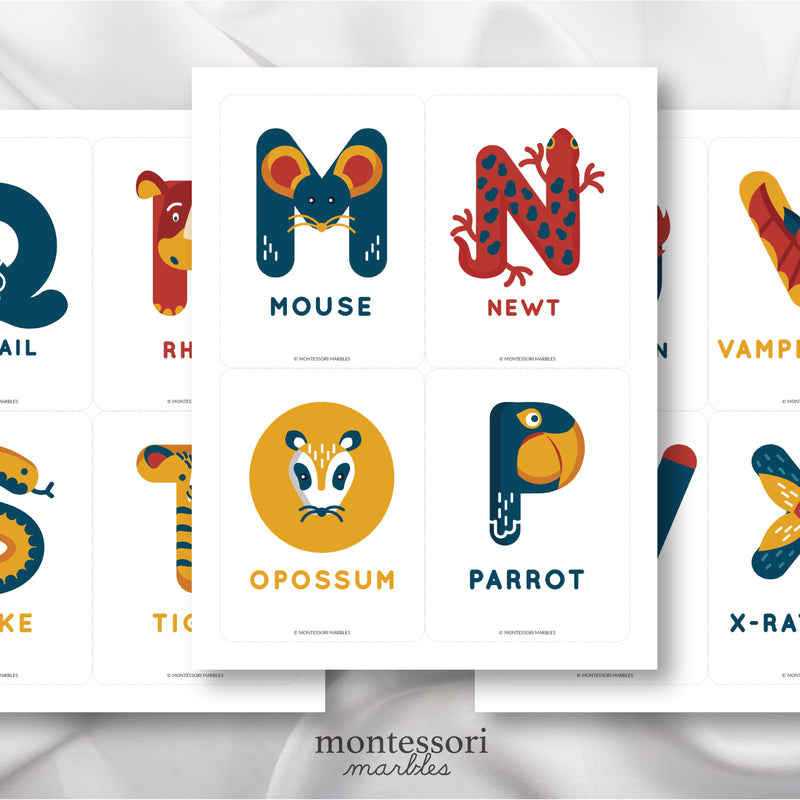 Animals Alphabet Cards