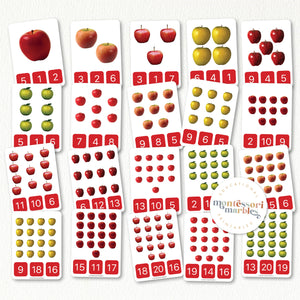 Apples Counting 1 to 20