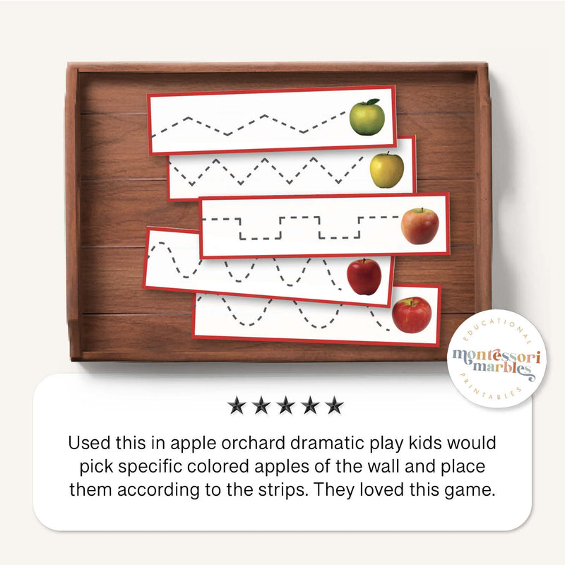 Apples Cutting Strips