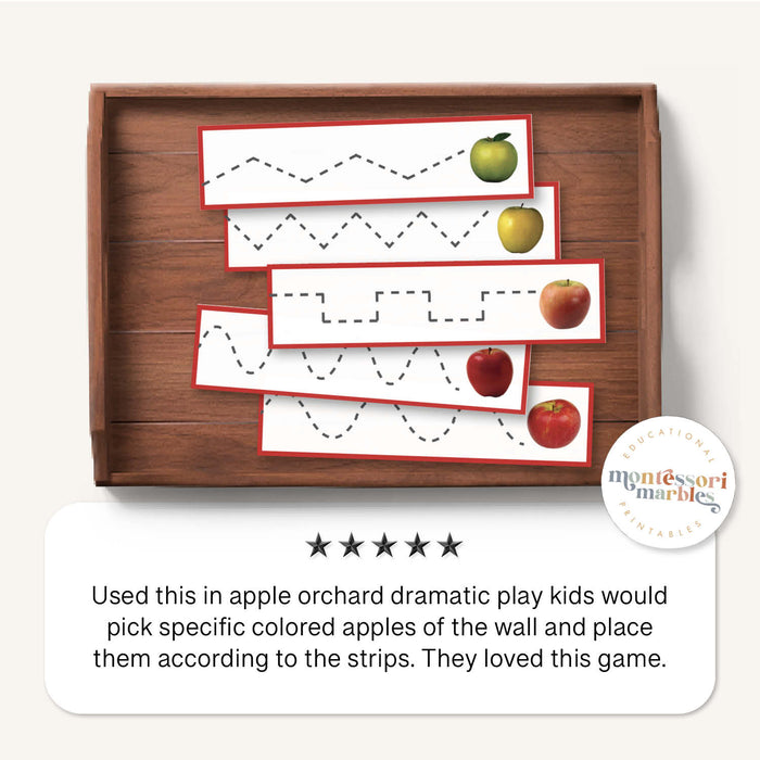 Apples Cutting Strips