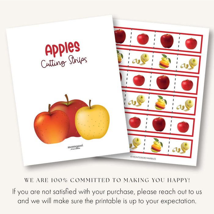 Apples Cutting Strips