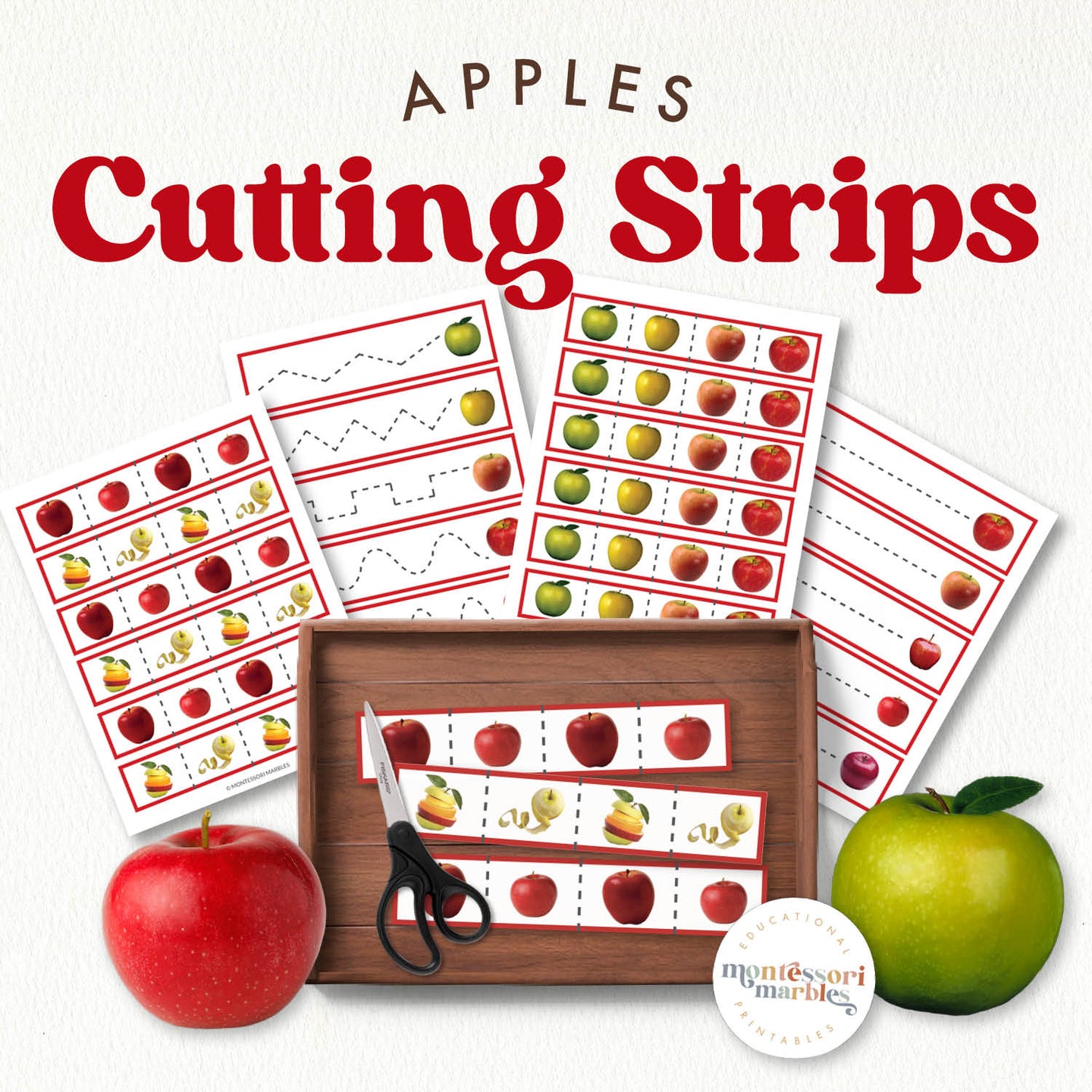 Apples Cutting Strips