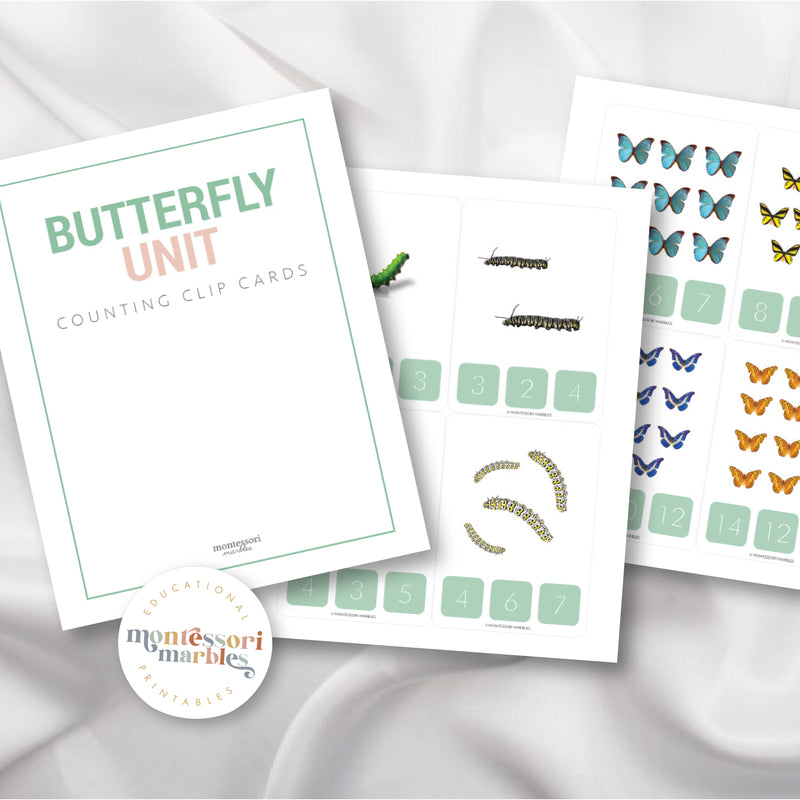 Butterfly Counting 1 to 20