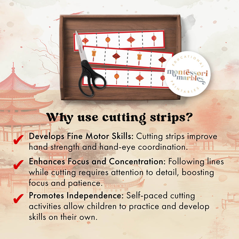 Lunar New Year Cutting Strips