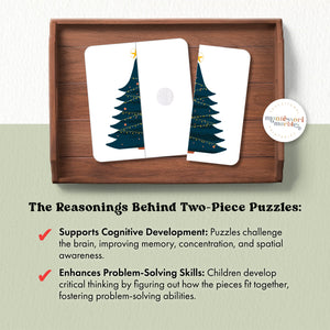 Christmas Tree Symmetry Puzzles