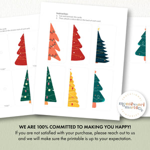 Christmas Tree Symmetry Puzzles