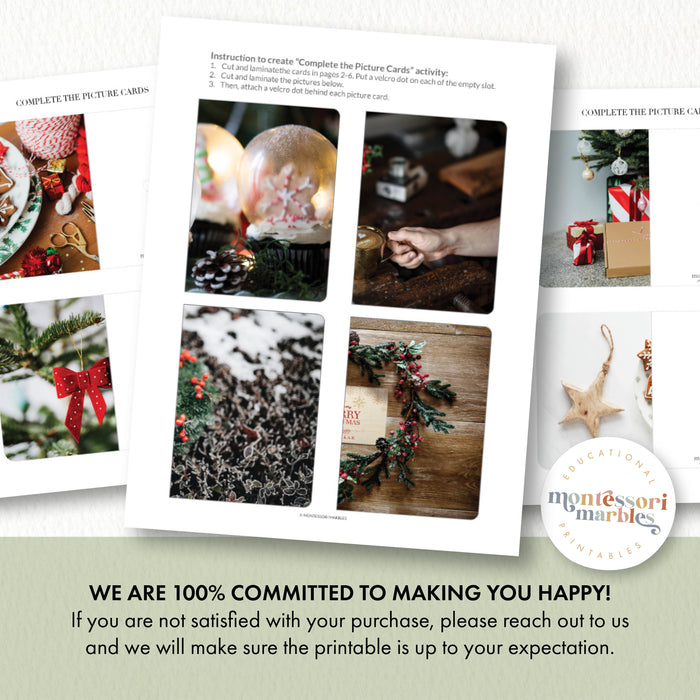 CHRISTMAS Complete the Pictures