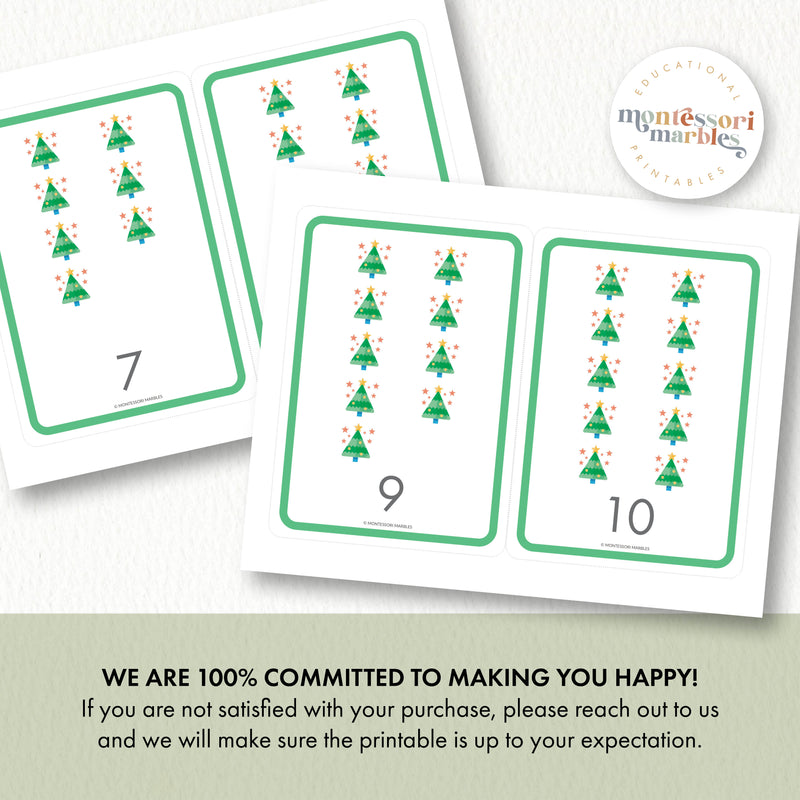 Christmas Counter Cards
