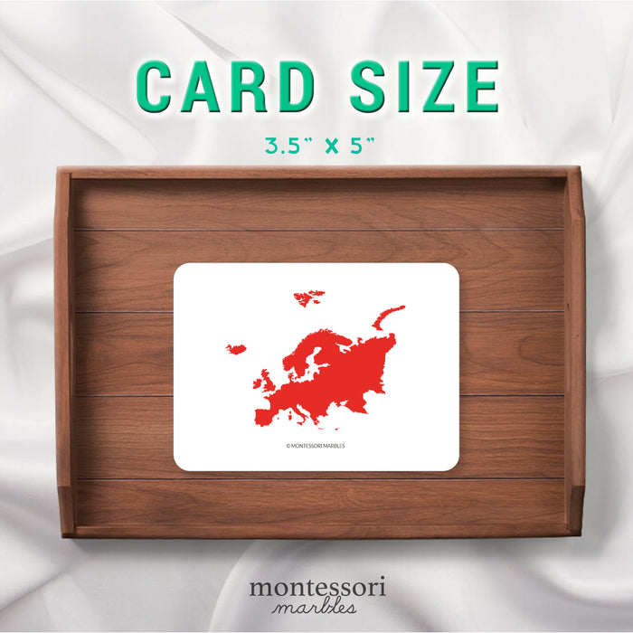 Continents Picture Cards