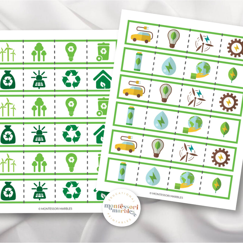 Earth Day Cutting Strips