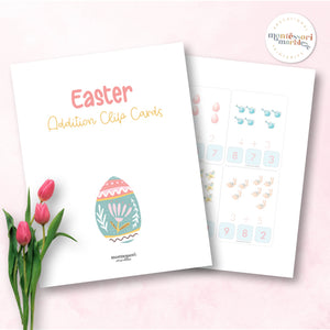 Easter Addition Clip Cards