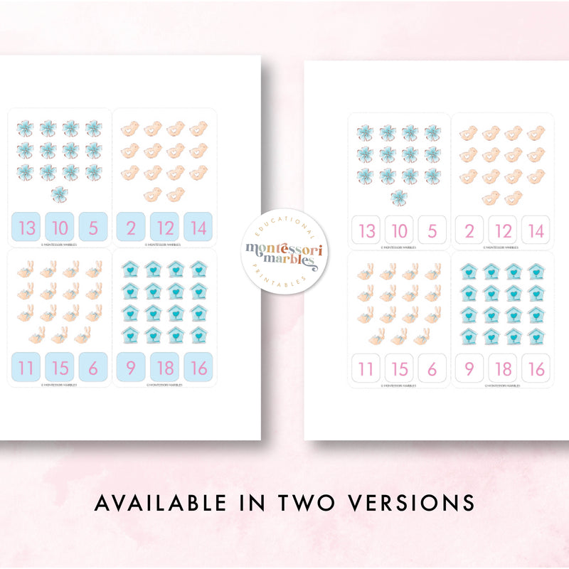 Easter Counting 1 to 20