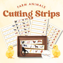 Load image into Gallery viewer, Farm Animals Cutting Strips
