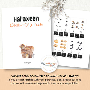 Halloween Addition Clip Cards