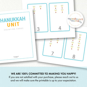 Hanukkah Counting 1 to 10