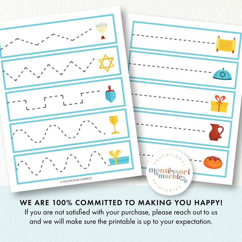 Hanukkah Cutting Strips