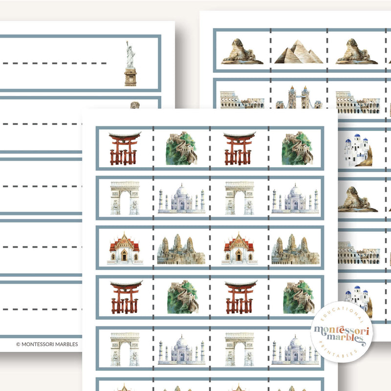 Landmarks Cutting Strips