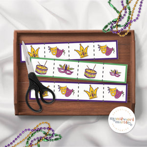 Mardi Gras Cutting Strips