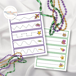 Mardi Gras Cutting Strips