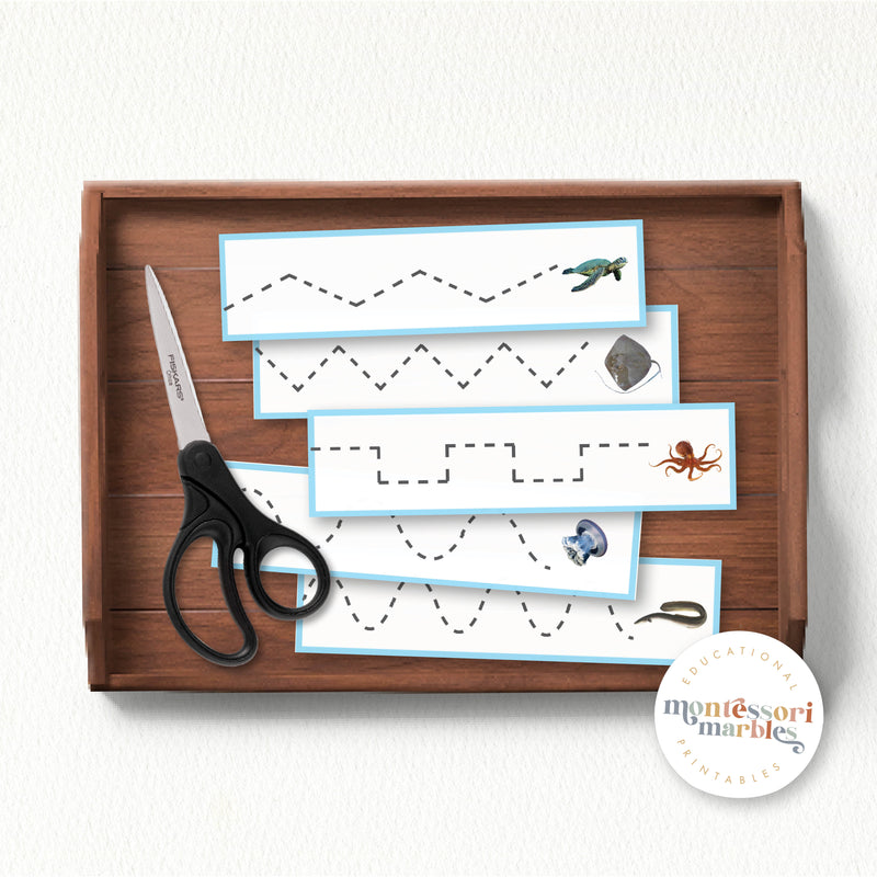 Ocean Animals Cutting Strips