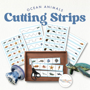 Ocean Animals Cutting Strips