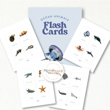 Load image into Gallery viewer, Ocean Animals Flash Cards
