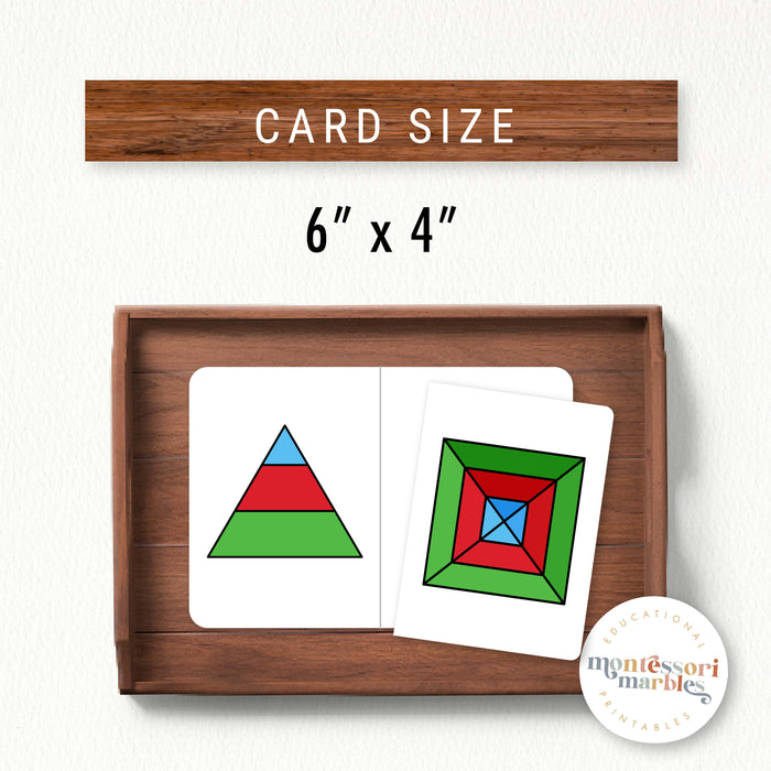 Top & Side Views Matching Cards Level 1