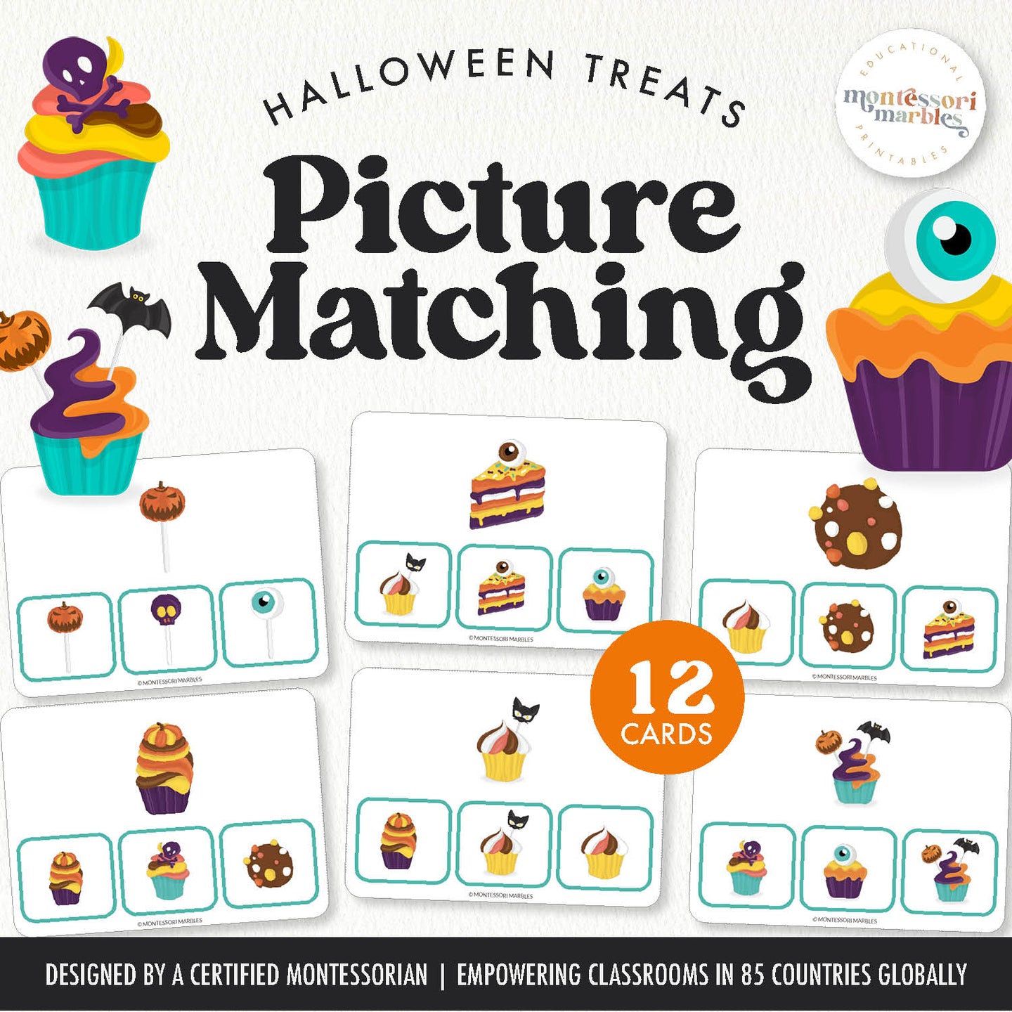 Halloween Treats Picture Matching