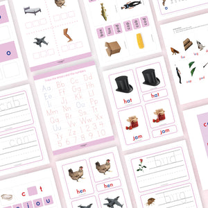 MEGA BUNDLE Montessori Pink Series Learning Resources