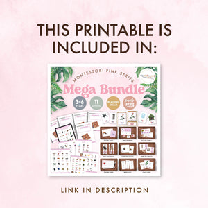 Montessori Pink Series Workbook Bundle