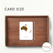 Load image into Gallery viewer, Continents Nomenclature Cards
