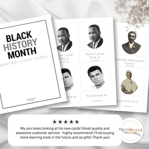 Black History Month Nomenclature Cards