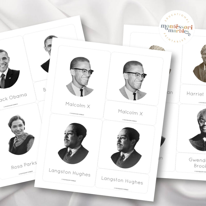 Black History Month Nomenclature Cards