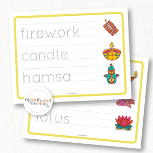 Diwali Handwriting Activity