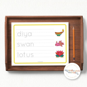 Diwali Handwriting Activity